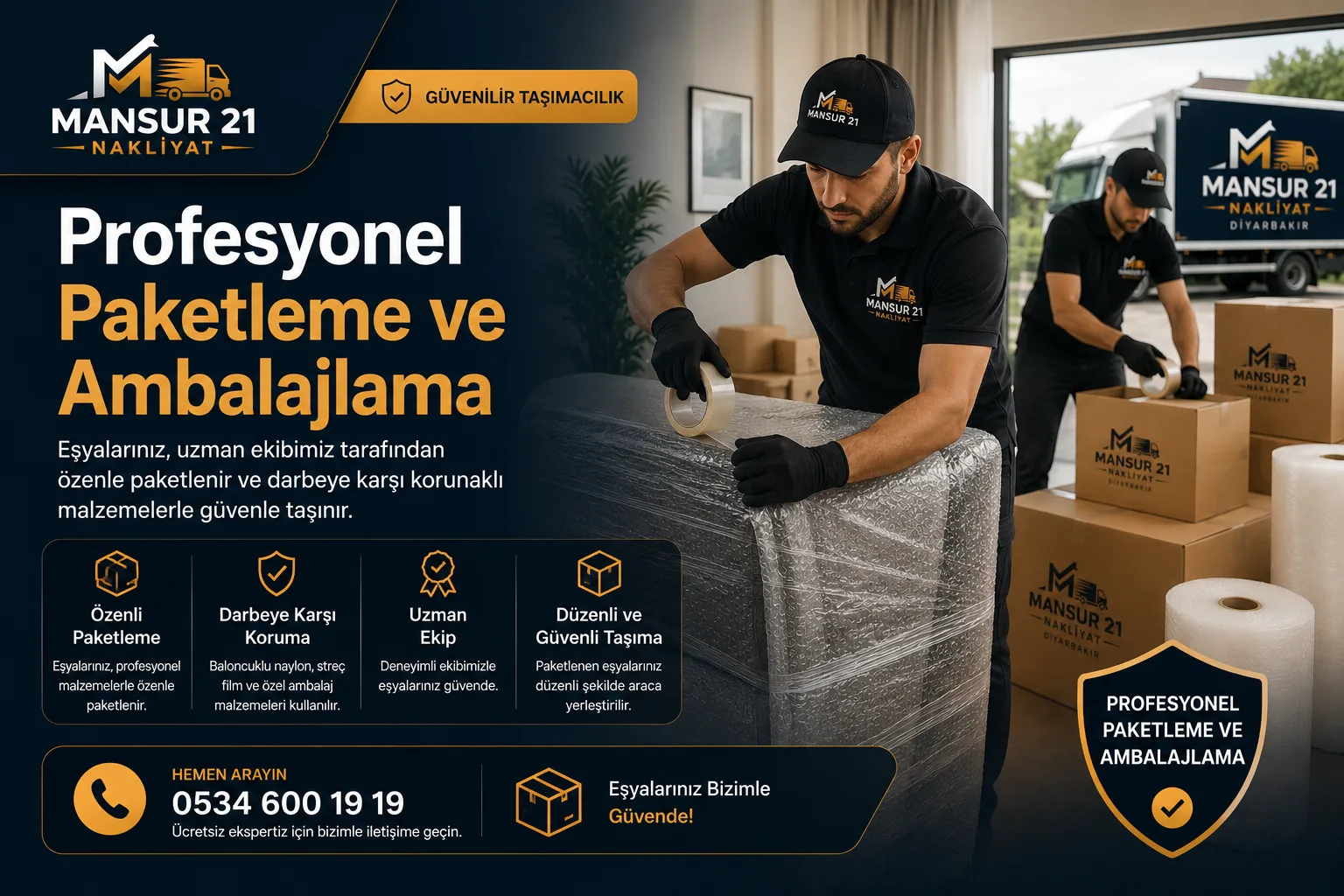 Profesyonel Paketleme ve Ambalajlama
