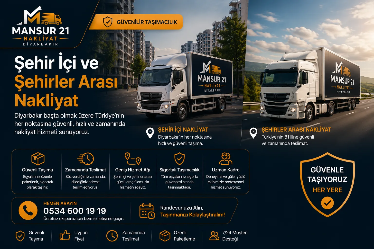 Şehir İçi ve Şehirler Arası Nakliyat