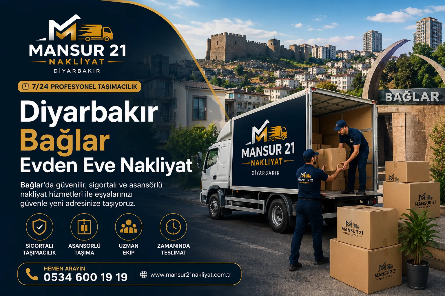 Diyarbakır Bağlar Evden Eve Nakliyat