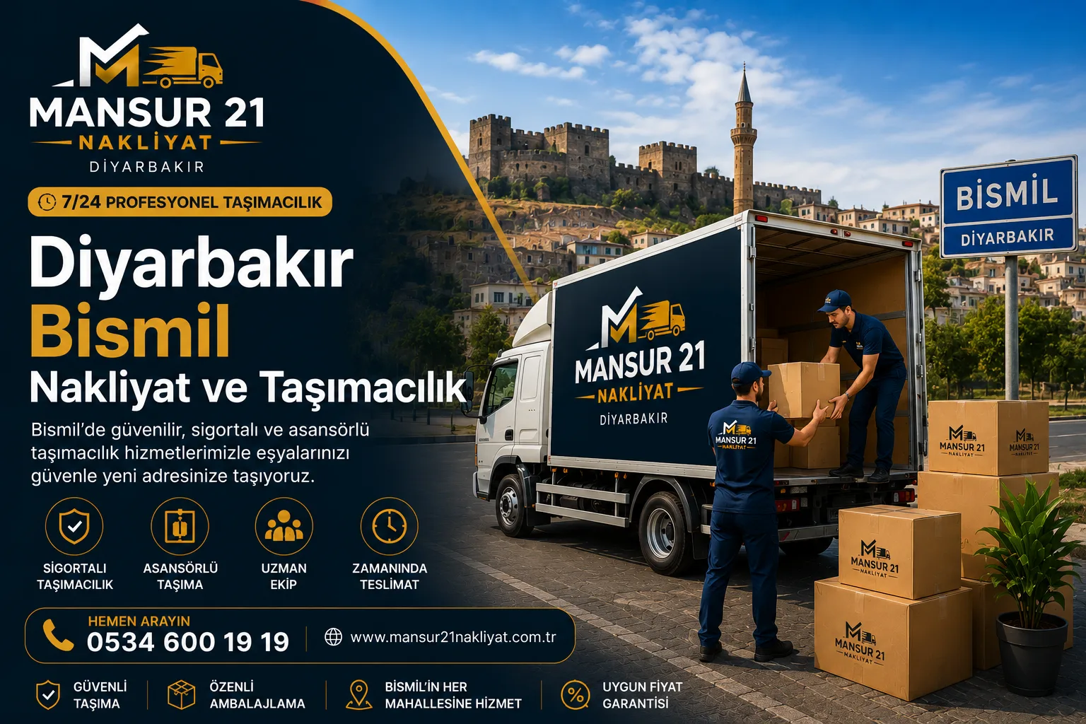 Diyarbakır Bismil Nakliyat ve Taşımacılık