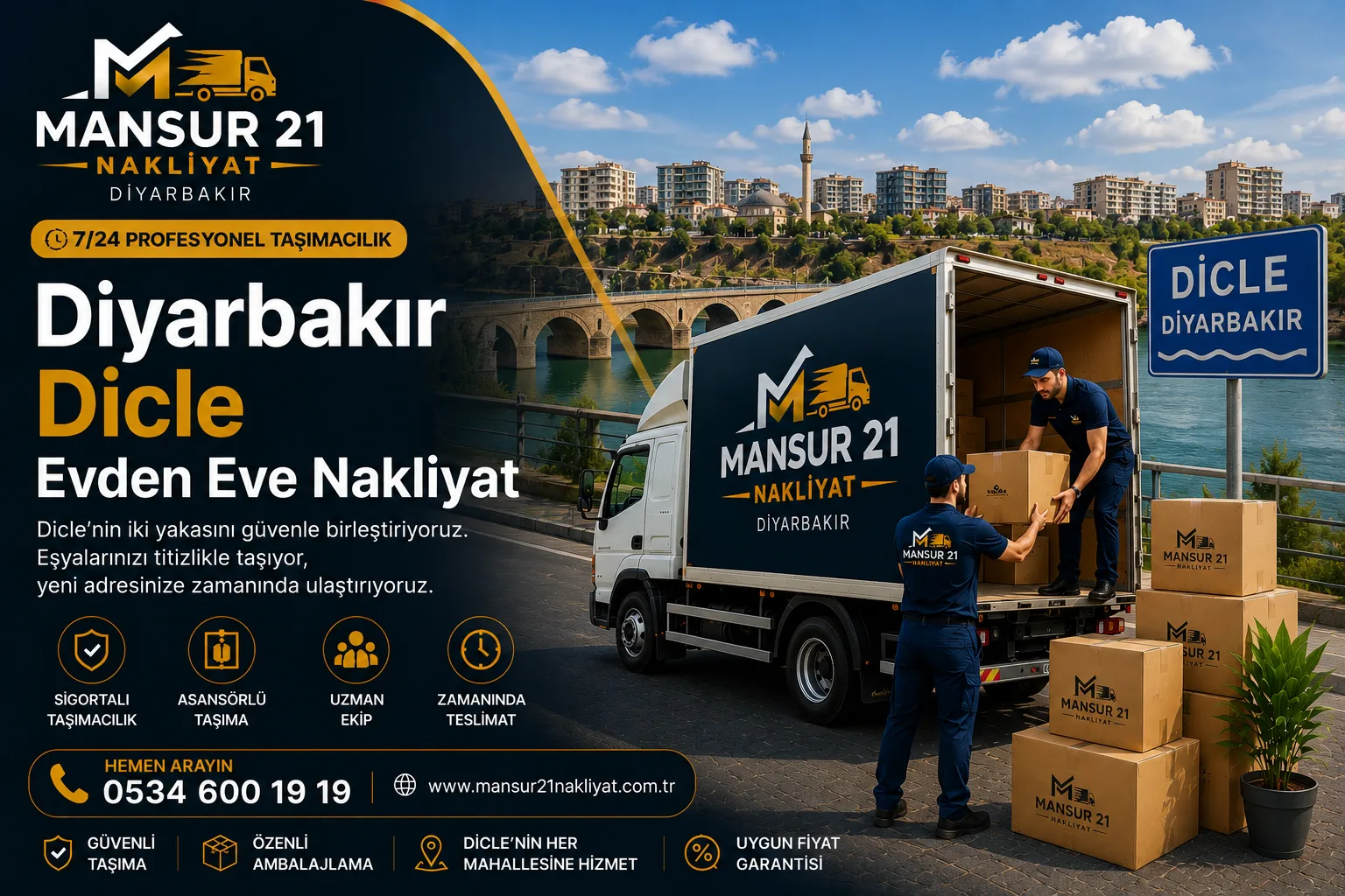 Diyarbakır Dicle Evden Eve Nakliyat