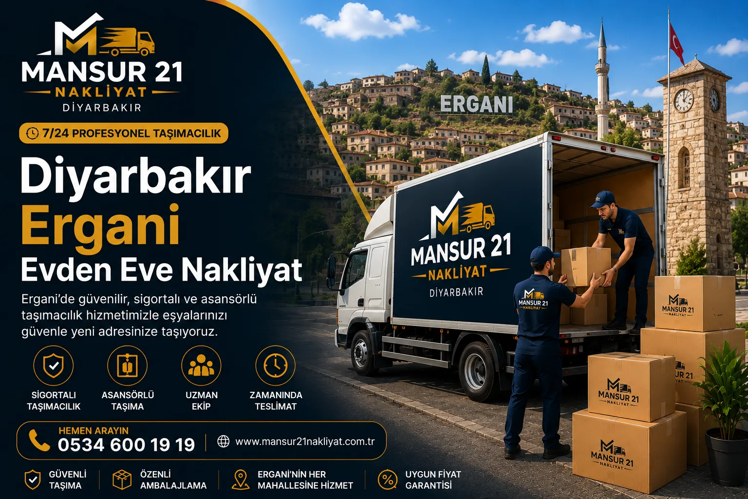 Diyarbakır Ergani Evden Eve Nakliyat