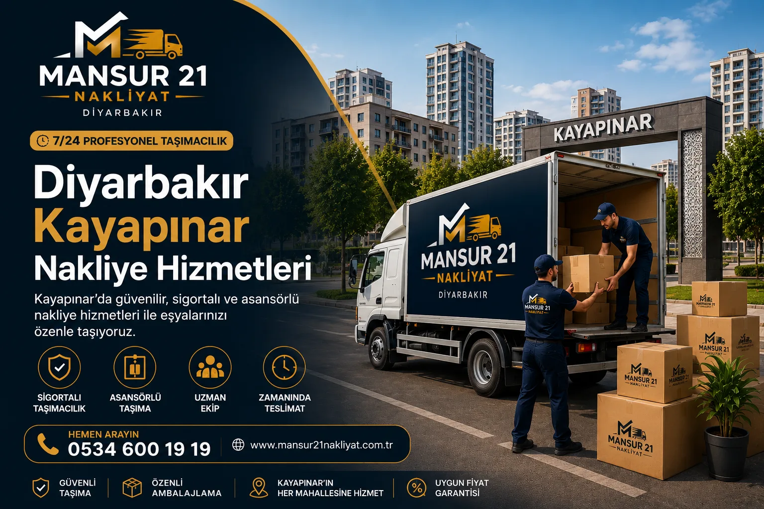 Diyarbakır Kayapınar Nakliye Hizmetleri