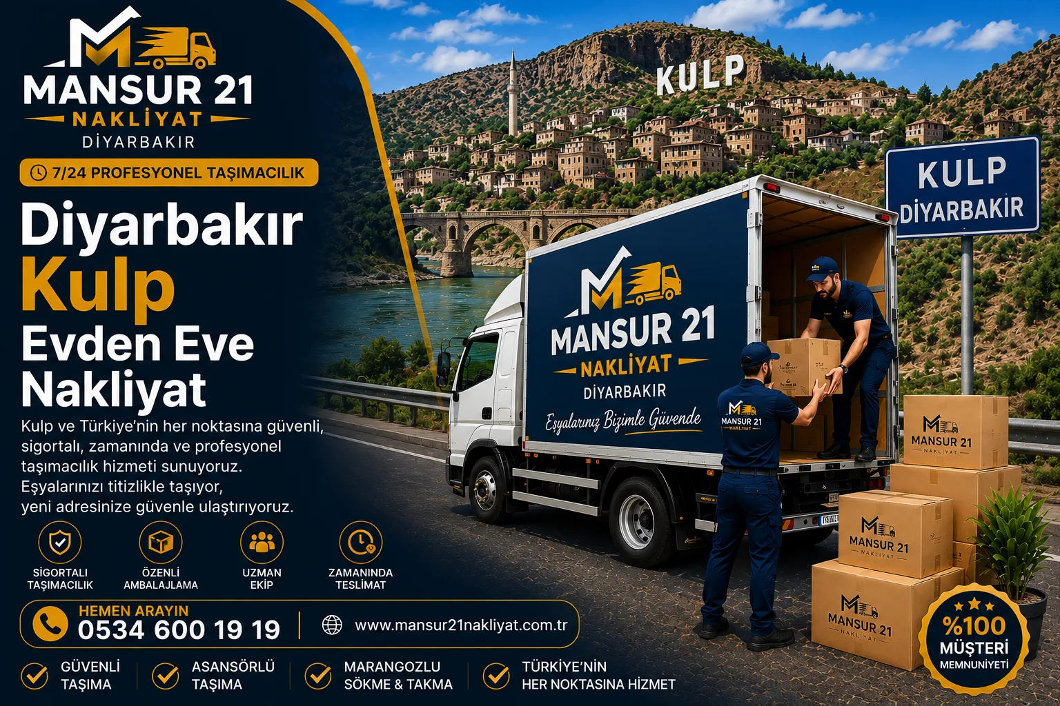 Diyarbakır Kulp Evden Eve Nakliyat