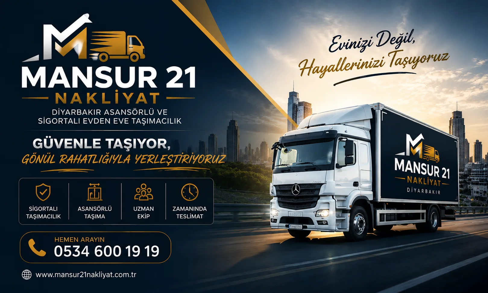 Diyarbakır asansörlü evden eve nakliyat hizmeti
